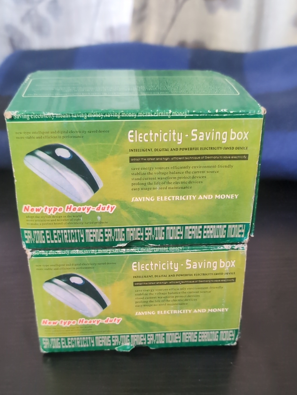 Electricity-Saving Box Energy Saver - Green